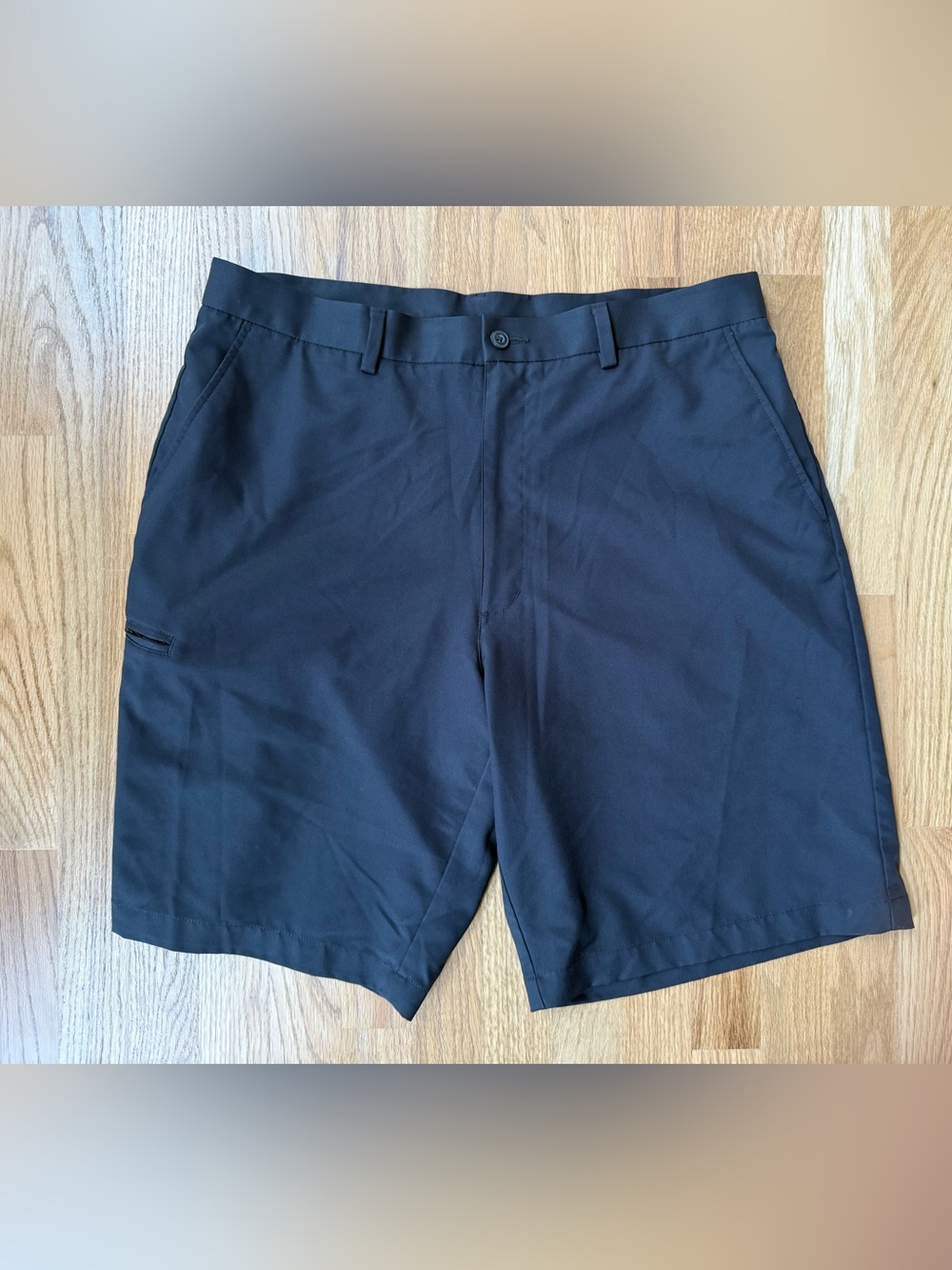 Grand Slam Shorts Mens Size 36 Zip Pocket Black‎ Dress Golf Shorts